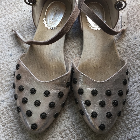 Joyfolie liliyah in bronze buckle flats - Picture 11 of 13